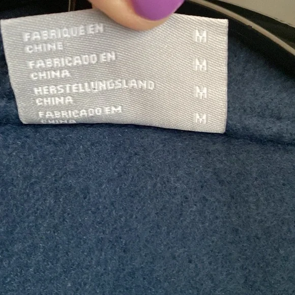 NWOT Columbia Men's Castle Dale Fleece Vest in collegiate navy - size medium - Picture 4 of 9